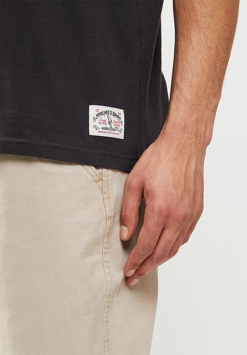 Holmes Bro's - Ubuntu short sleeve tee - black bean