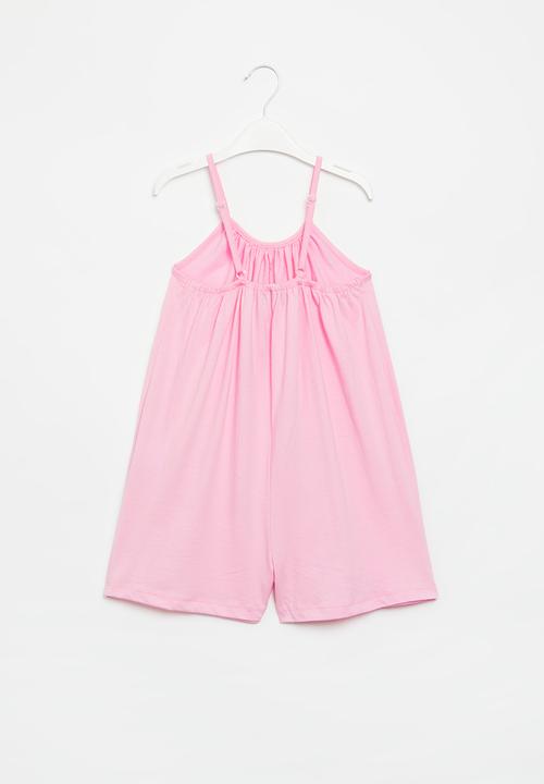 Superbalist - Cotton playsuit - pink
