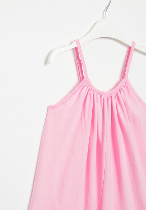 Superbalist - Cotton playsuit - pink