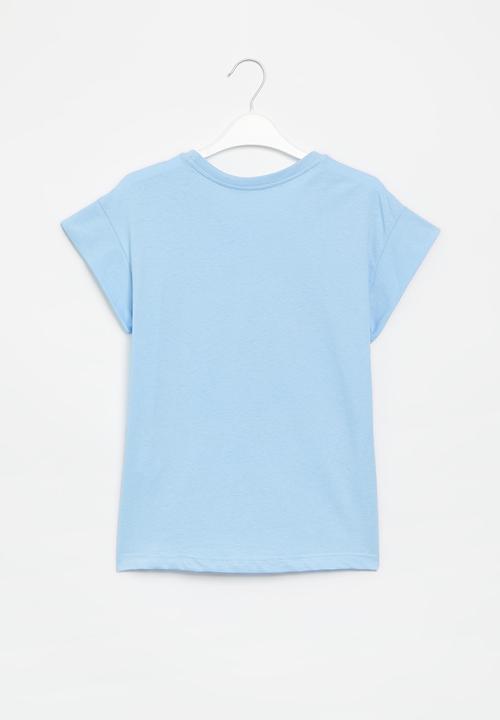 Superbalist - Boxy graphic tee - blue