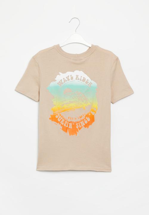 Superbalist - Printed tee - stone