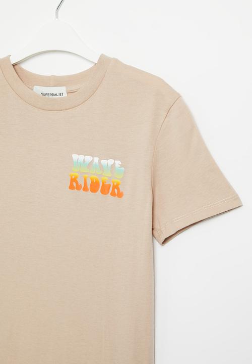 Superbalist - Printed tee - stone