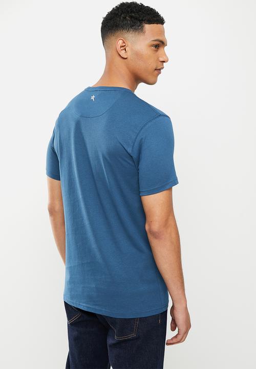 SOVIET - M campbell short sleeve logo tee - dark teal