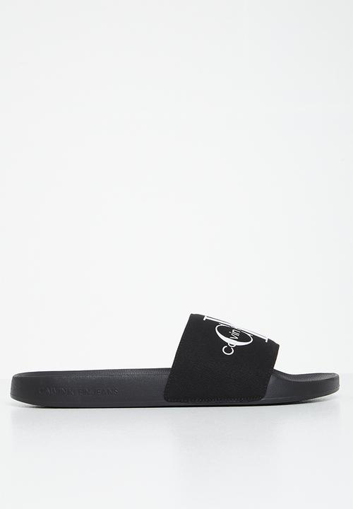Calvin Klein - Slide monogram co - black