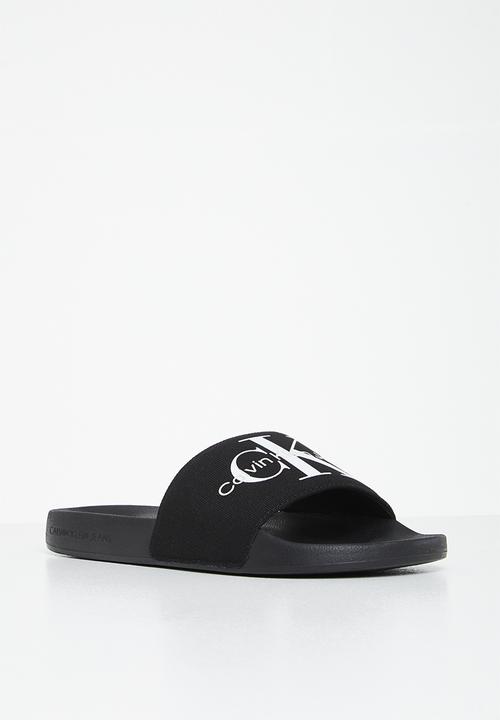Calvin Klein - Slide monogram co - black