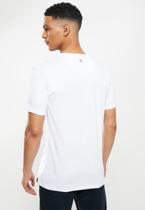 SOVIET - M greyson short sleeve logo tee - white