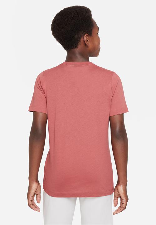 Nike - B nsw tee emb futura - canyon rust