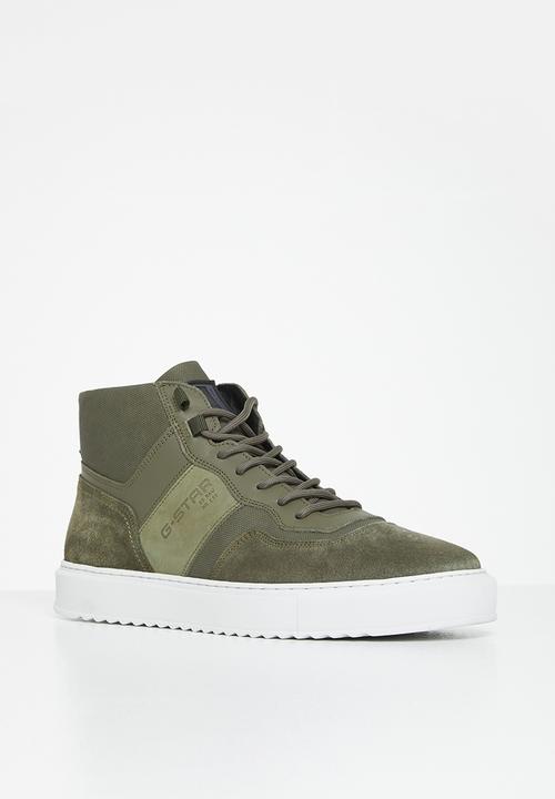 G-STAR - Rocup ii mid lea m - olive