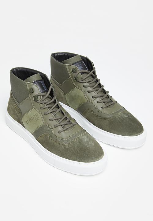 G-STAR - Rocup ii mid lea m - olive