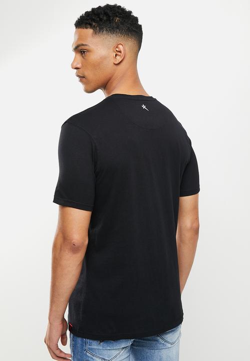 SOVIET - M campbell short sleeve logo tee - black