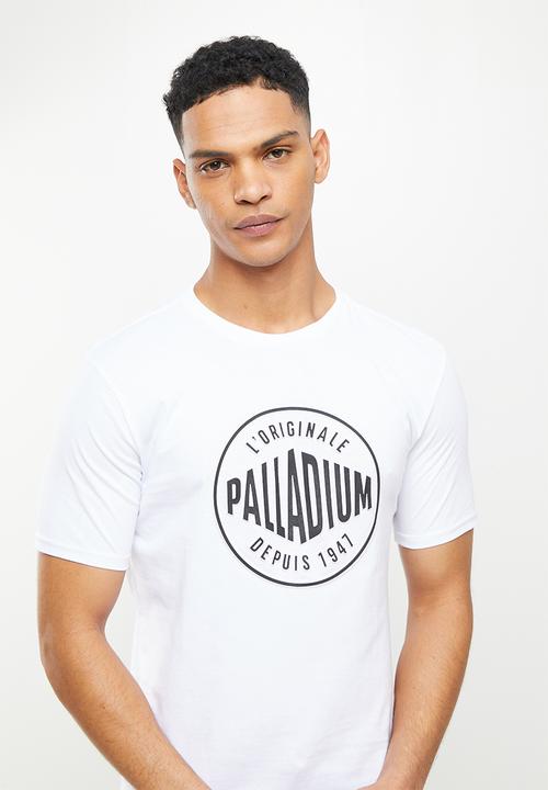 Palladium - Wax round neck T-shirt - white