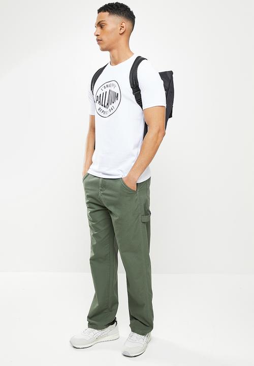 Palladium - Wax round neck T-shirt - white
