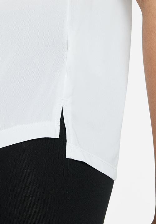 Nike - G nk df one ss top gx - white & black
