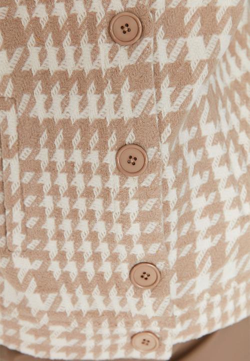 Trendyol - Oversized long basic shacket - camel