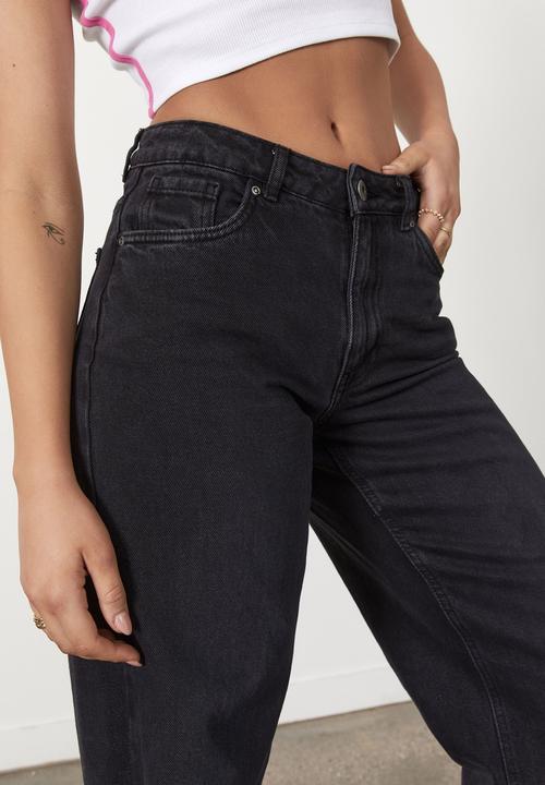 Factorie - Low rise baggy jean - washed black