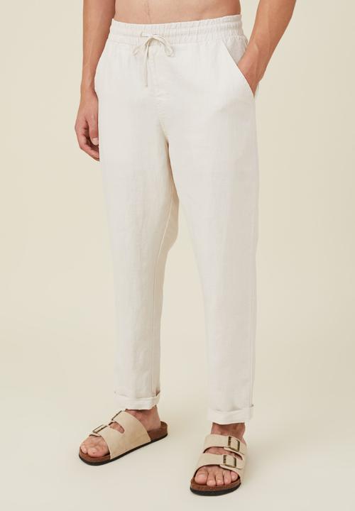 Cotton On - Linen pant - oatmeal