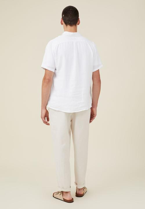 Cotton On - Linen pant - oatmeal