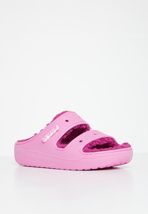 Crocs - Classic cozzzy sandal - taffy pink