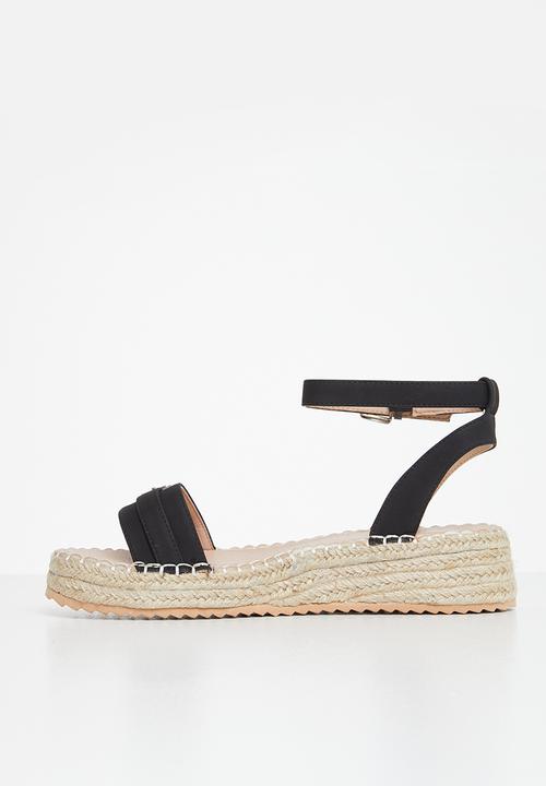 edit - Lina espadrille - black