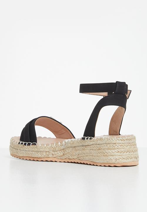 edit - Lina espadrille - black