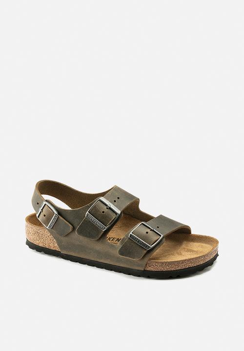 Birkenstock - Milano oiled leather regular - faded khaki