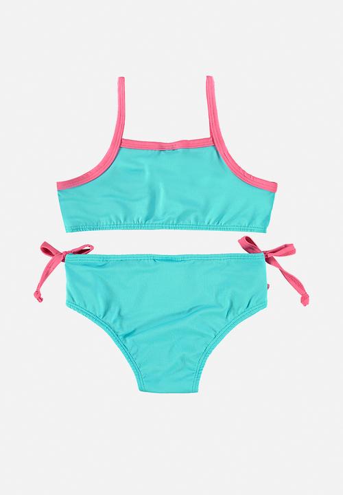 Quimby - Upf 50+ sun protection swimming bikini - blue