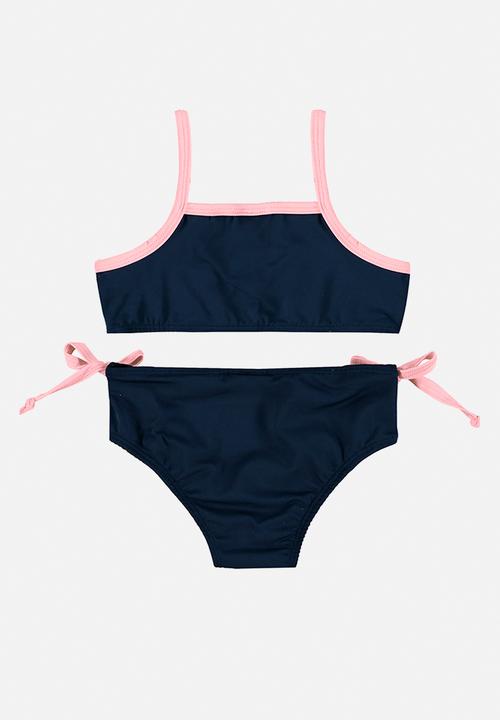 Quimby - Upf 50+ sun protection swimming bikini - dark blue