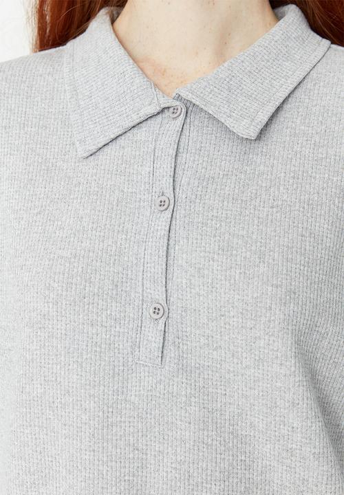 Trendyol - Buttoned shirt dress - grey