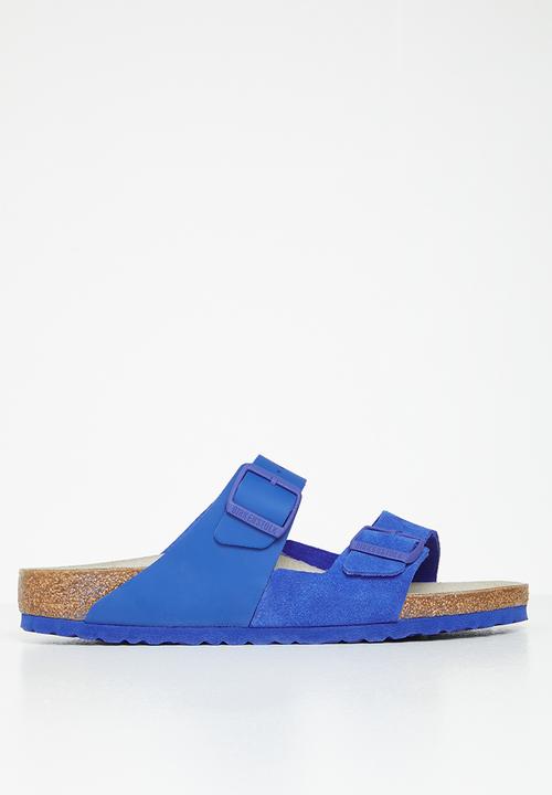 Birkenstock - Arizona split suede/leather - ultra blue