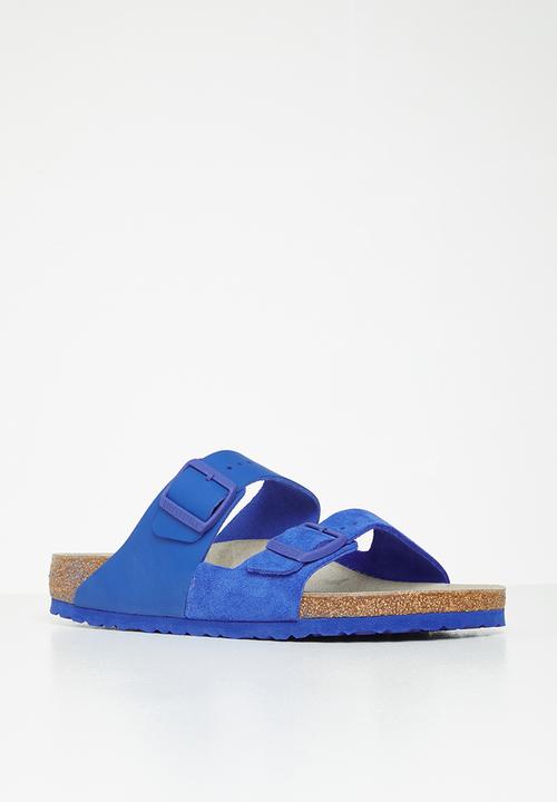 Birkenstock - Arizona split suede/leather - ultra blue