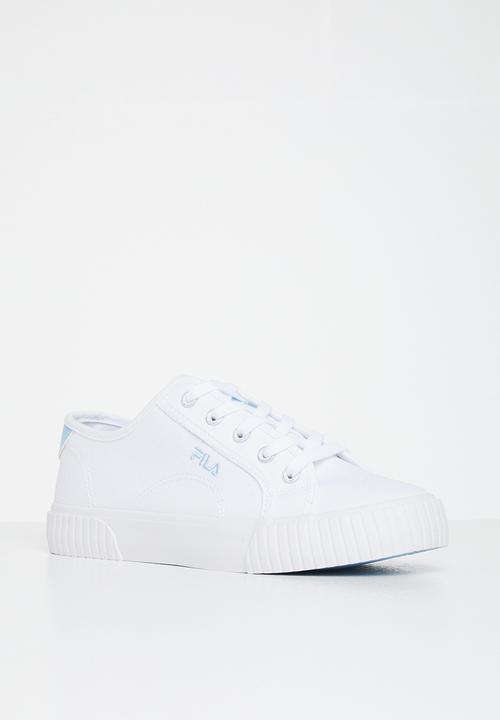 FILA - Bianca canvas - white/light blue/white