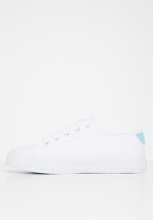 FILA - Bianca canvas - white/light blue/white