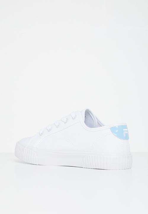 FILA - Bianca canvas - white/light blue/white