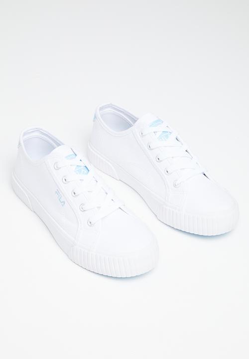 FILA - Bianca canvas - white/light blue/white
