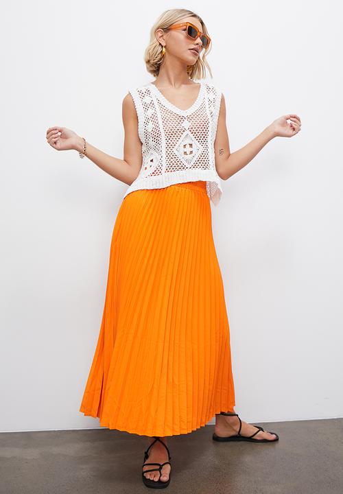 Superbalist - Maxi pleat - orange