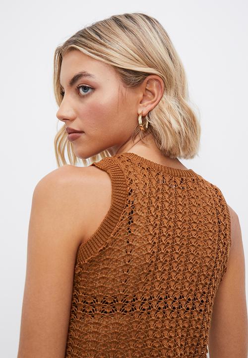 Superbalist - Co- ord inset halter cami - neutrals