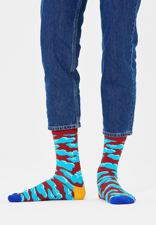 Happy Socks - Under the clouds socks - black & white
