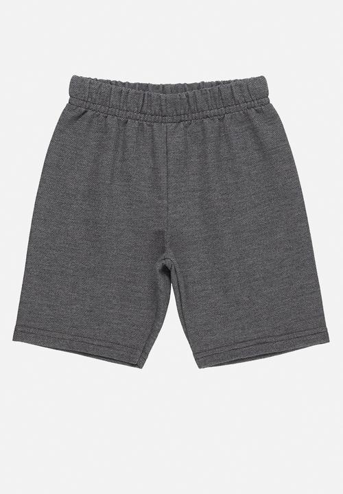Bee Loop - Jersey T-shirt and shorts set - off white & grey 