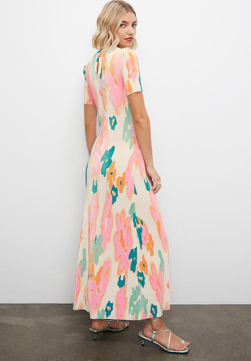 Superbalist - Plisse column dress - multi