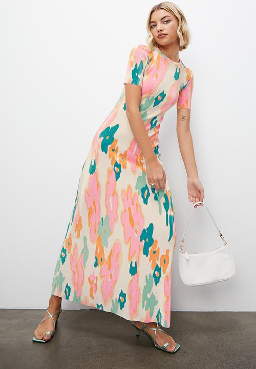Superbalist - Plisse column dress - multi