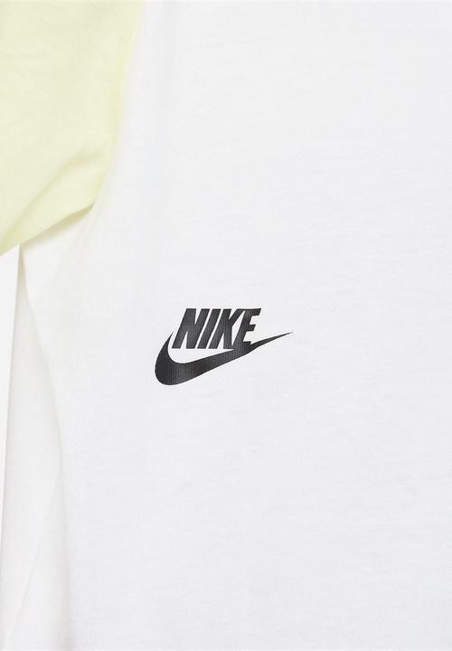 Nike - G nsw tee essntl boxy tee dnc - white/luminous green