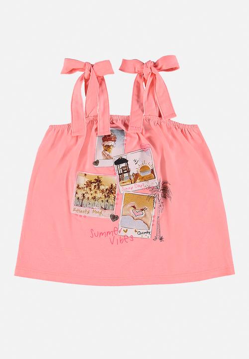 Quimby - Single jersey tank top - pink