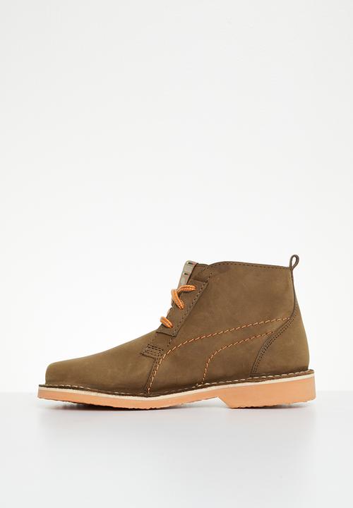 PUMA - Terrae mid jr tigers eye - deep apricot