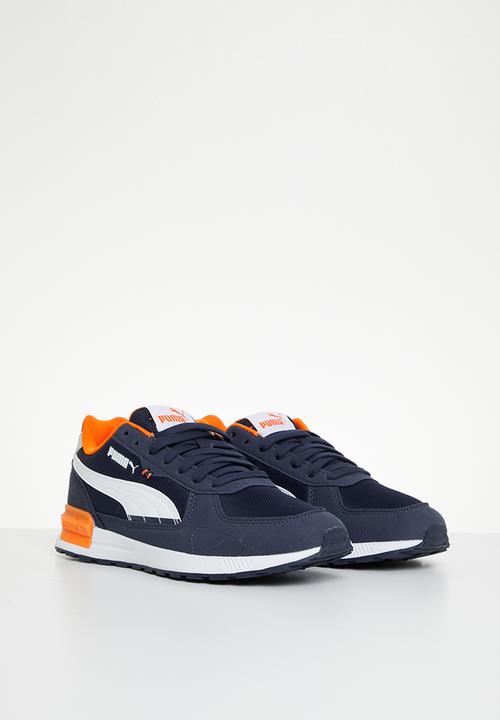 PUMA - Graviton jr - peacoat & white