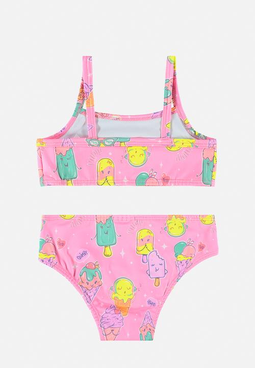 Quimby - Upf 50+ sun protection swimming bikini - pink