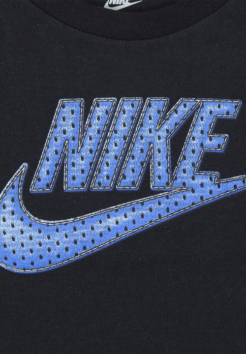 Nike - Faux jersey mesh futura short sleeve te - black