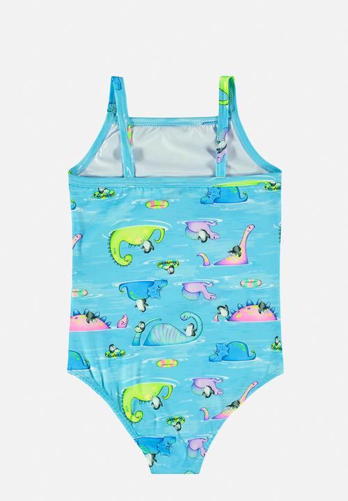 Quimby - Upf 50+ sun protection swimsuit - blue