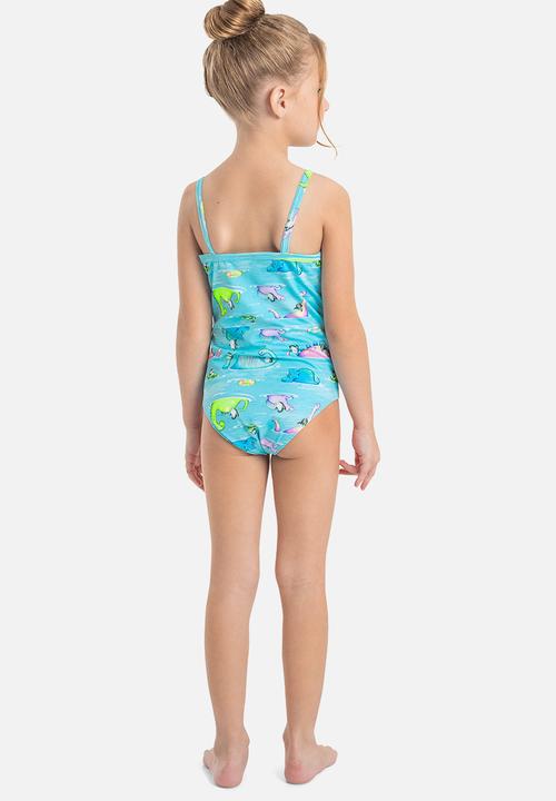 Quimby - Upf 50+ sun protection swimsuit - blue