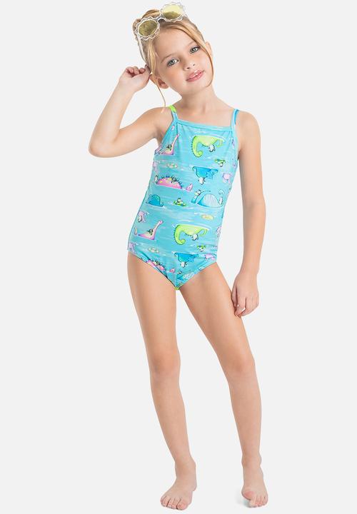 Quimby - Upf 50+ sun protection swimsuit - blue