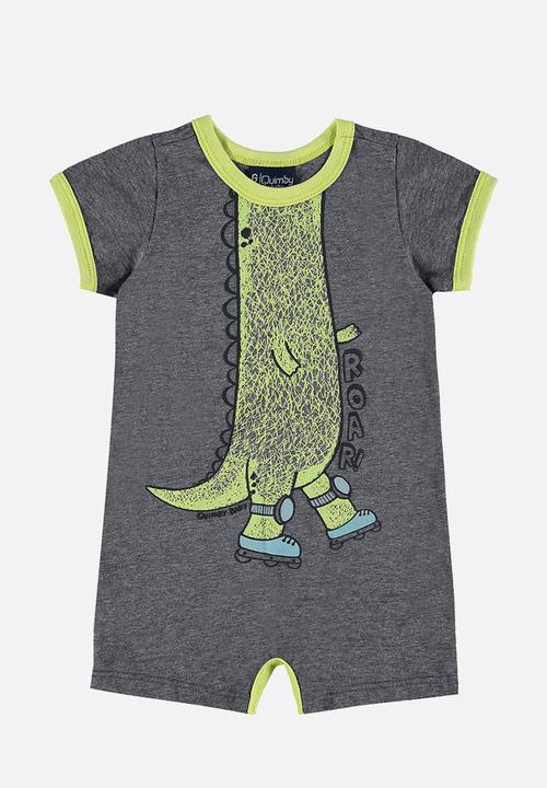 Quimby - Single jersey romper - dark grey